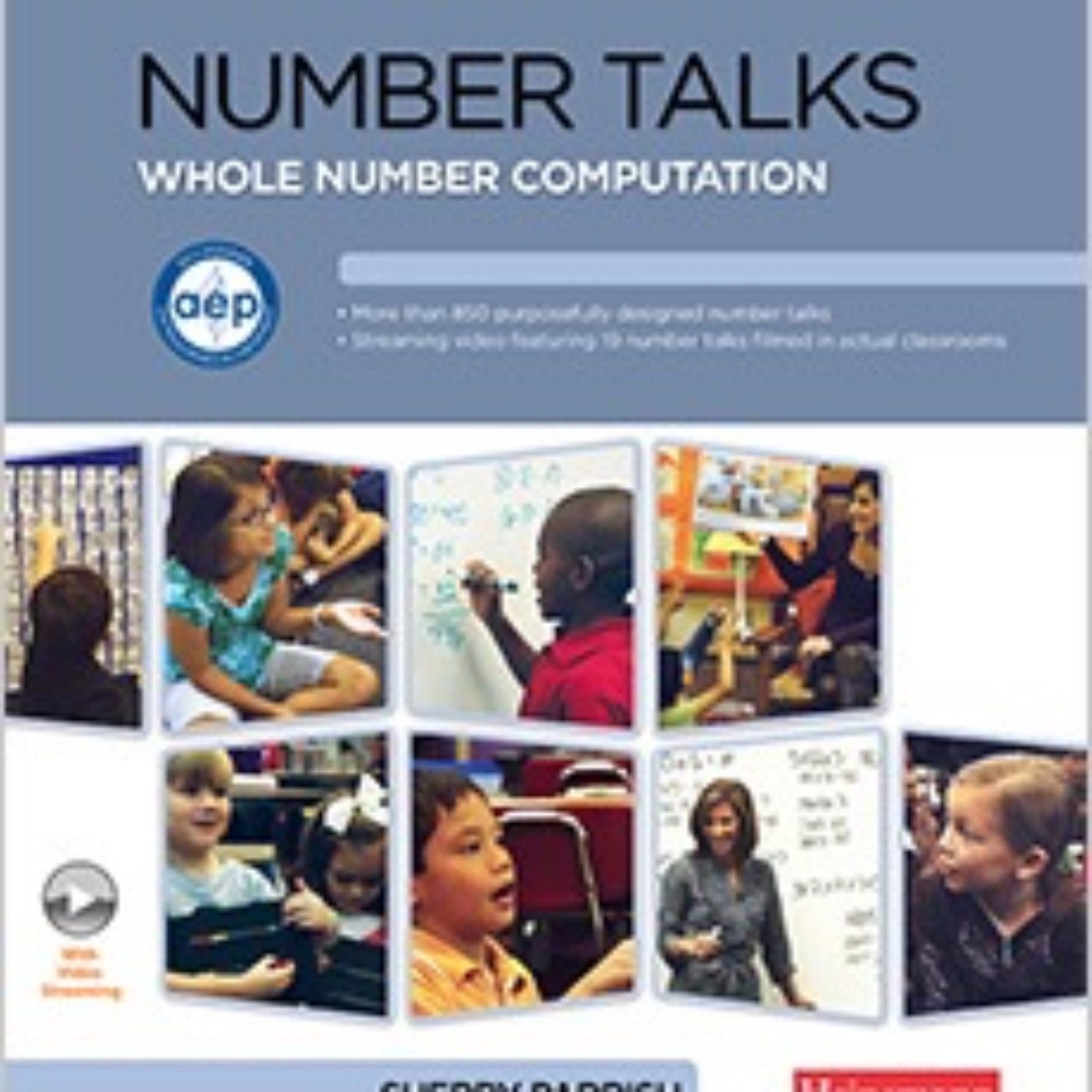 Number Talks Book by Sherry Parish Teacher Math Resource